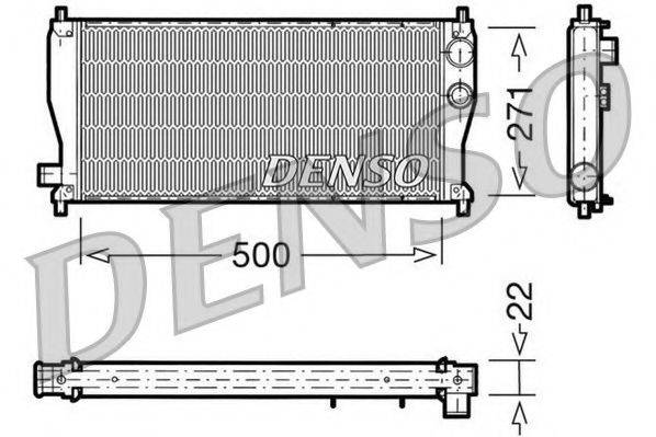 NPS 60515 Радіатор, охолодження двигуна