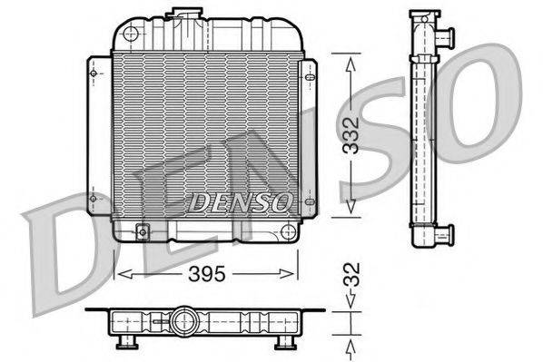 NPS DRM05001 Радіатор, охолодження двигуна