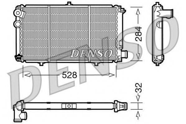 NPS DRM07001 Радіатор, охолодження двигуна
