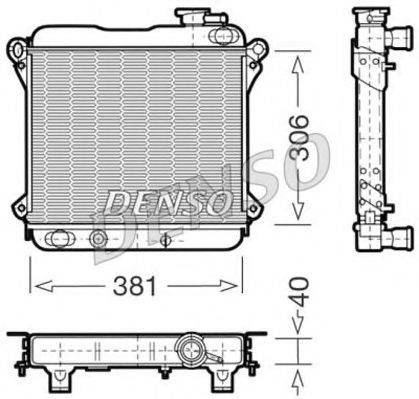 NPS DRM09001 Радіатор, охолодження двигуна