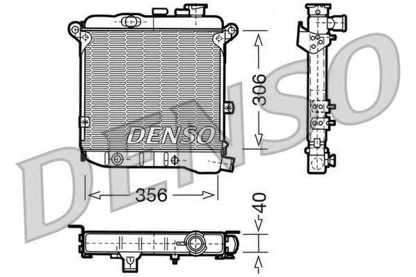 NPS DRM09003 Радіатор, охолодження двигуна