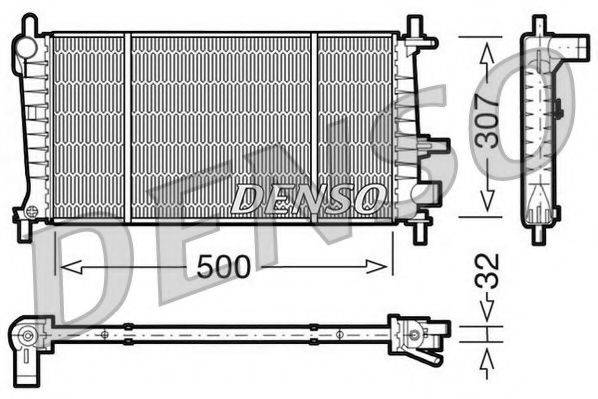 NPS DRM10041 Радіатор, охолодження двигуна