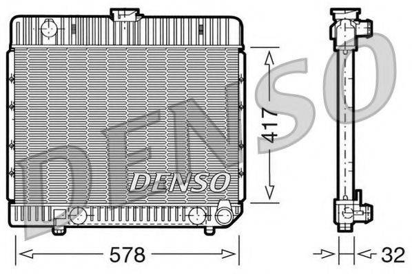 NPS DRM17024 Радіатор, охолодження двигуна
