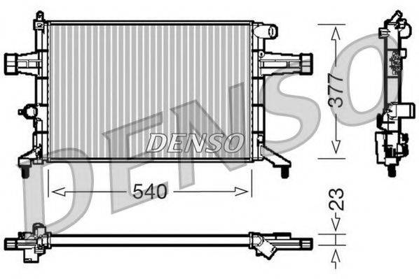 NPS 53628 Радіатор, охолодження двигуна