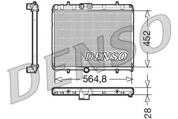 NPS DRM21057 Радіатор, охолодження двигуна