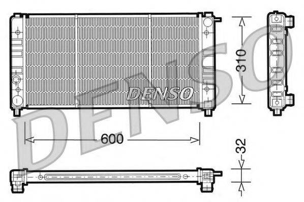 NPS 49002005 Радіатор, охолодження двигуна