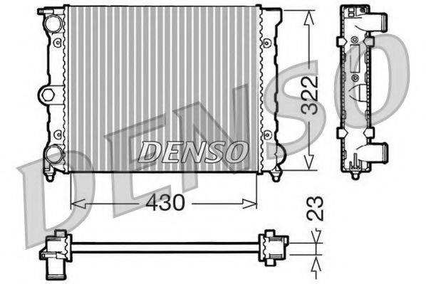 NPS DRM32022 Радіатор, охолодження двигуна