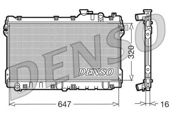 NPS DRM44015 Радіатор, охолодження двигуна
