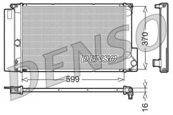 NPS DRM50026 Радіатор, охолодження двигуна
