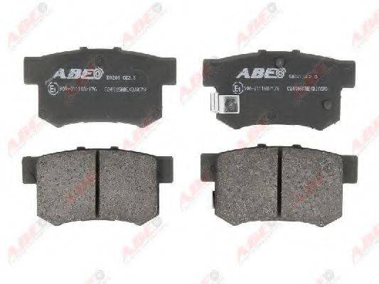 ABE C24005ABE Комплект гальмівних колодок, дискове гальмо