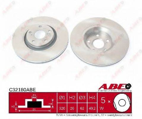 ABE C32180ABE гальмівний диск
