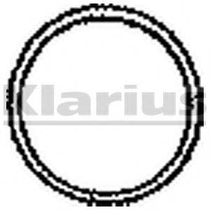 KLARIUS 410104 Прокладка, труба вихлопного газу