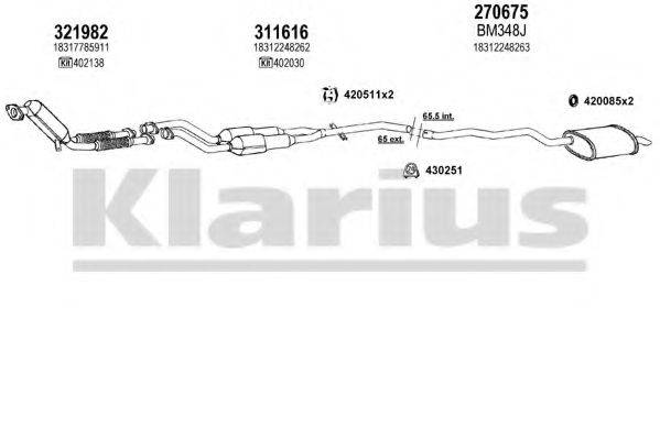 KLARIUS 060320E Система випуску ОГ