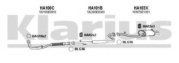 KLARIUS 420044U Система випуску ОГ