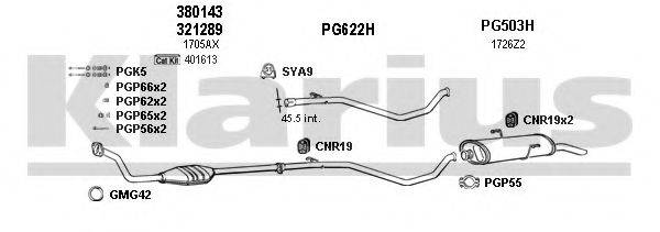 KLARIUS 630590U Система випуску ОГ