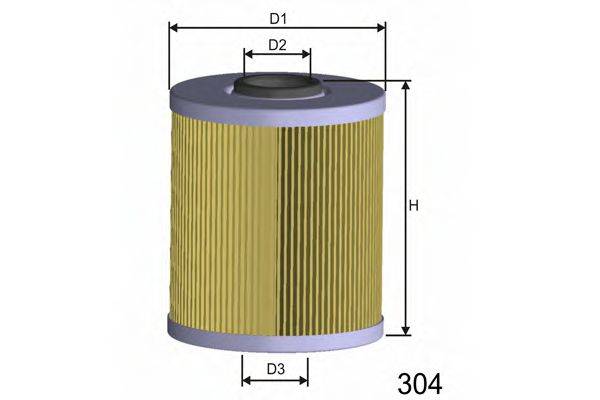 MISFAT F106 Паливний фільтр
