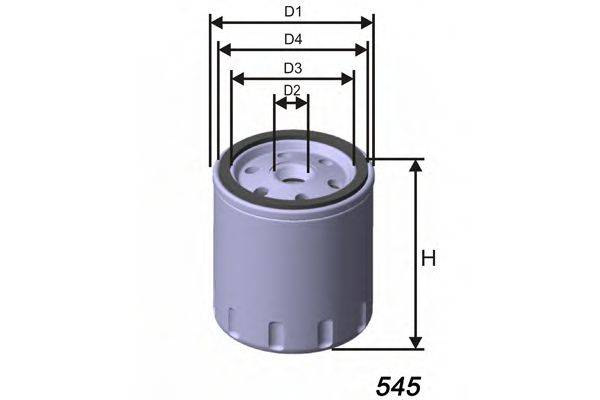 MISFAT Z103 Масляний фільтр
