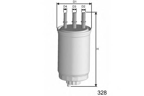 MISFAT M445 Паливний фільтр