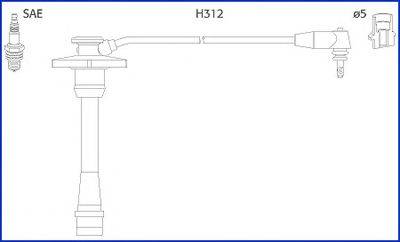 HITACHI 134130 Комплект дротів запалювання