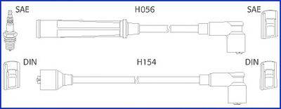 HITACHI 134366 Комплект дротів запалювання