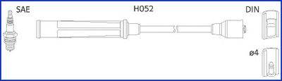 HITACHI 134576 Комплект дротів запалювання