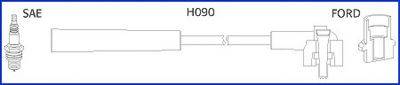 HITACHI 134673 Комплект дротів запалювання