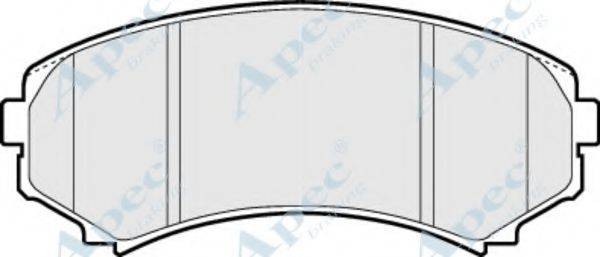 APEC BRAKING PAD1268 Комплект гальмівних колодок, дискове гальмо