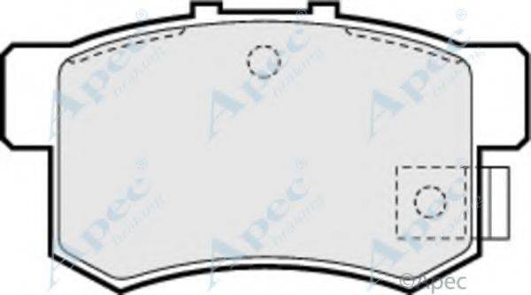 APEC BRAKING PAD680 Комплект гальмівних колодок, дискове гальмо