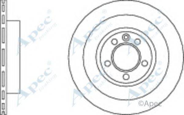 APEC BRAKING DSK2958 гальмівний диск