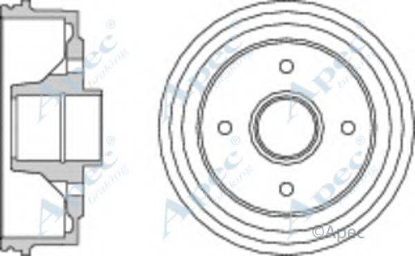 APEC BRAKING DRM9168