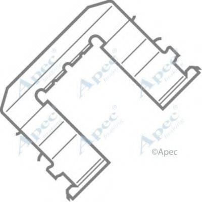 APEC BRAKING KIT430 Комплектуючі, гальмівні колодки