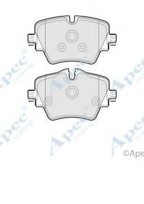 APEC BRAKING PAD2050 Комплект гальмівних колодок, дискове гальмо