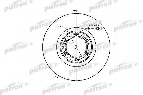 PATRON PBD1002 гальмівний диск