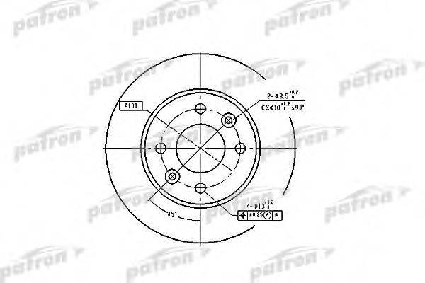 PATRON PBD1013 гальмівний диск
