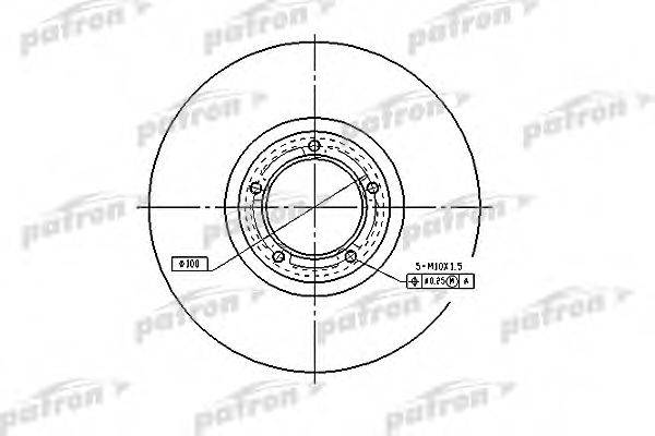 PATRON PBD1623 гальмівний диск