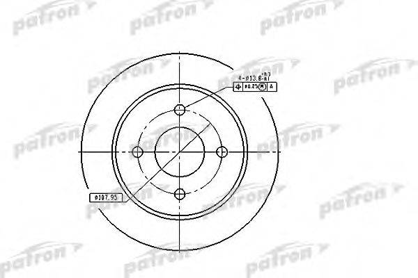 PATRON PBD2623 гальмівний диск