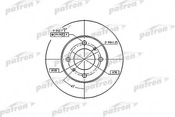 PATRON PBD4022 гальмівний диск