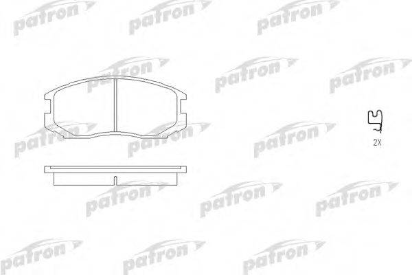 PATRON PBP759 Комплект гальмівних колодок, дискове гальмо