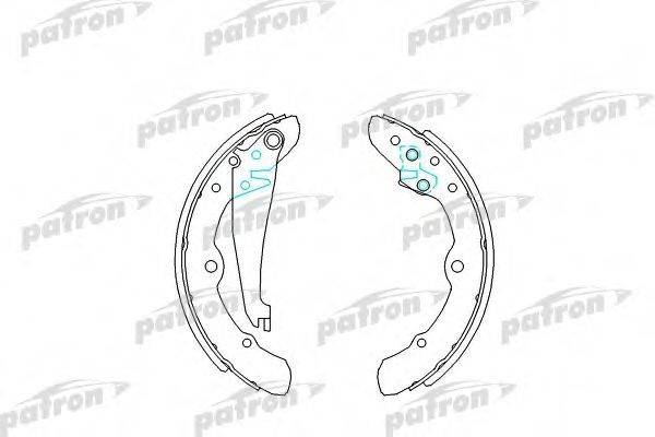 PATRON PSP151 Комплект гальмівних колодок