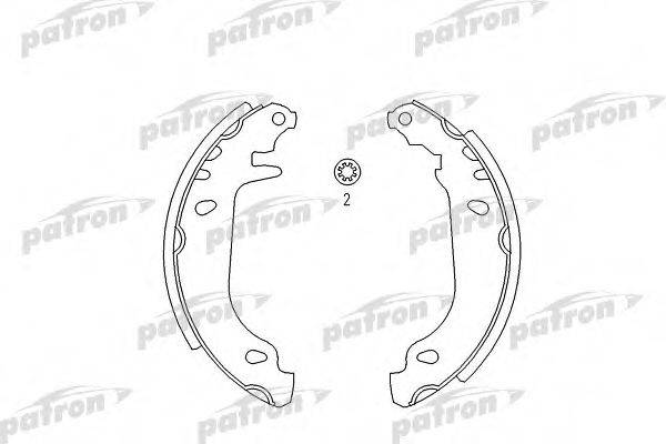 PATRON PSP337 Комплект гальмівних колодок