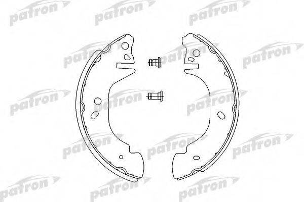 PATRON PSP542 Комплект гальмівних колодок