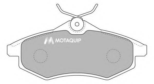 MOTAQUIP LVXL1032 Комплект гальмівних колодок, дискове гальмо