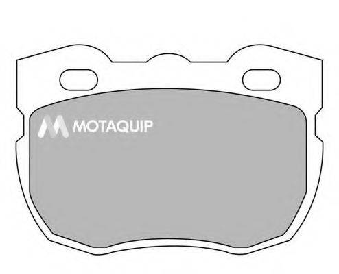 MOTAQUIP LVXL133 Комплект гальмівних колодок, дискове гальмо