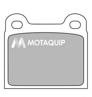 MOTAQUIP LVXL151 Комплект гальмівних колодок, дискове гальмо