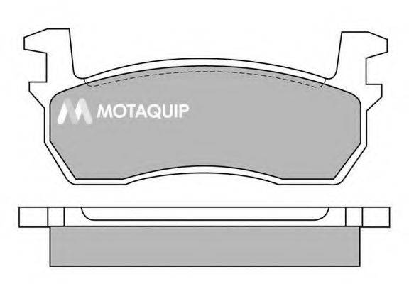 MOTAQUIP LVXL312 Комплект гальмівних колодок, дискове гальмо
