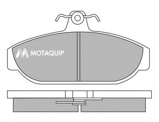 MOTAQUIP LVXL369 Комплект гальмівних колодок, дискове гальмо