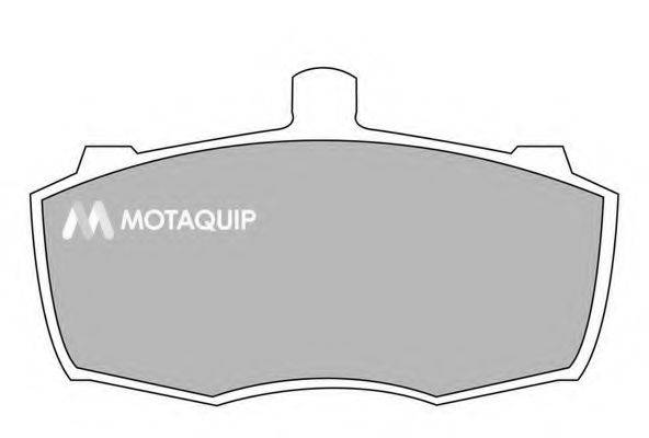 MOTAQUIP LVXL381 Комплект гальмівних колодок, дискове гальмо