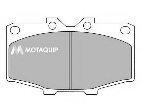 MOTAQUIP LVXL421 Комплект гальмівних колодок, дискове гальмо