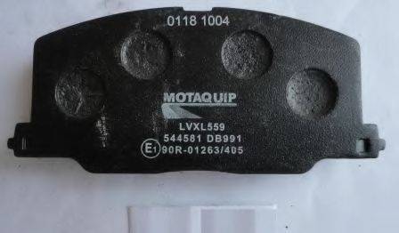 MOTAQUIP LVXL559 Комплект гальмівних колодок, дискове гальмо