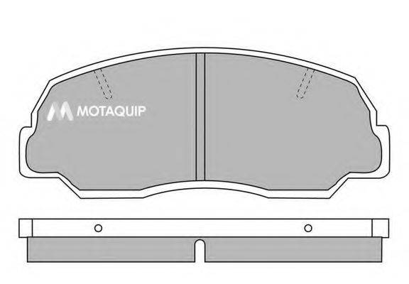 MOTAQUIP LVXL584 Комплект гальмівних колодок, дискове гальмо